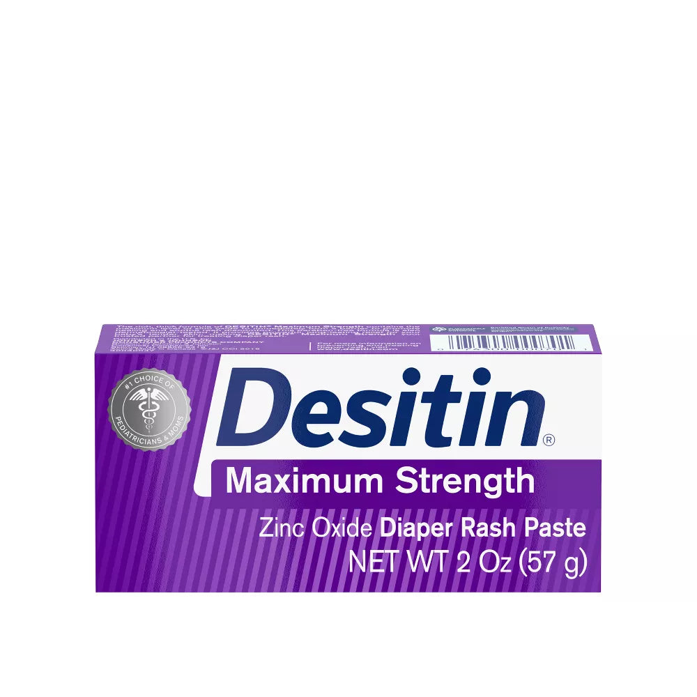 Desitin Maximum Strength Zinc Oxide Baby Diaper Rash Cream