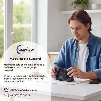 Gluview Glucose Clock Projector