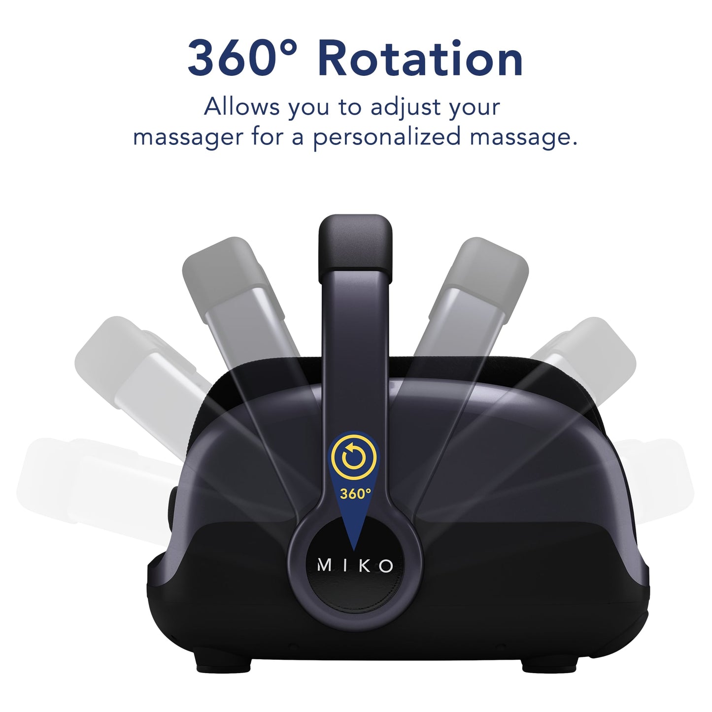 MIKO MAS II Foot, Leg & Calf Compression Massager for Pain Relief