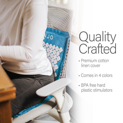 Kanjo Memory Foam Acupressure Mat Set, Amethyst