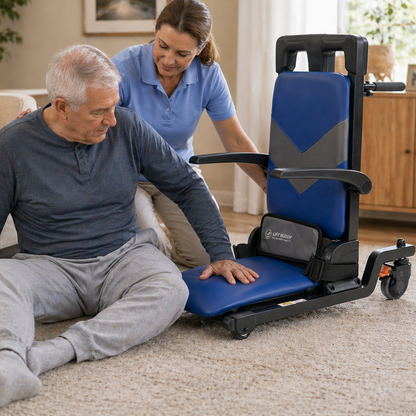 Lift Buddy Folding Fall Recovery Chair Lift for Safe Floor-to-Seat Recovery at Home