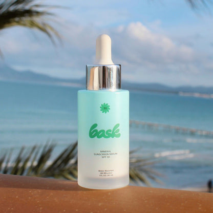 Bask Suncare Mineral Sunscreen Serum SPF 30, 1 oz.