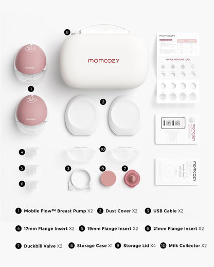 Momcozy M9 Mobile Flow Hands-Free Double Breast Pump