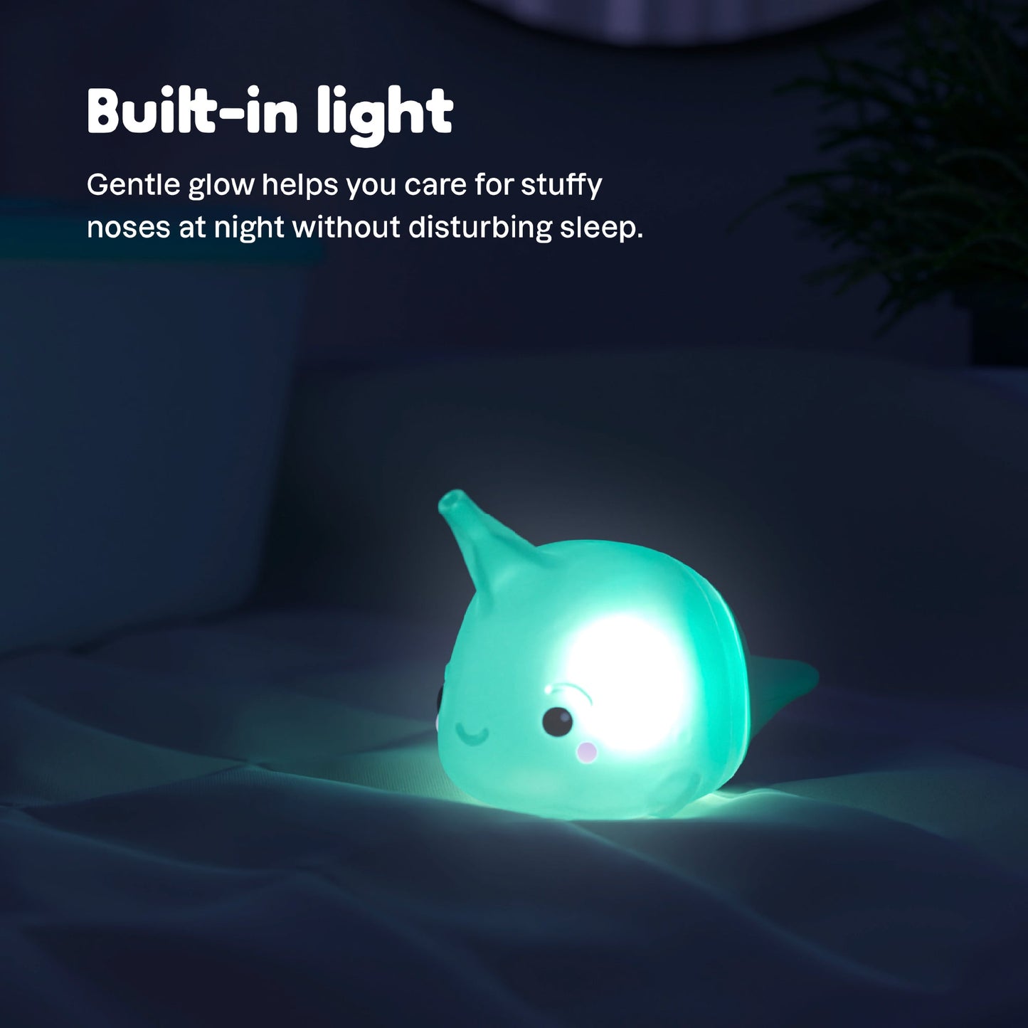 Light-Up Nasal Bulb for Babies & Toddlers – Noa the Narwhal