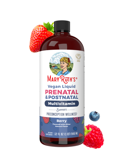 Mary Ruth's® Prenatal & Postnatal Liquid Multivitamin, Berry, 32 oz.