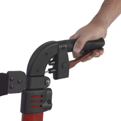 Drive™ Nitro 4 Wheel Rollator, 10" Casters