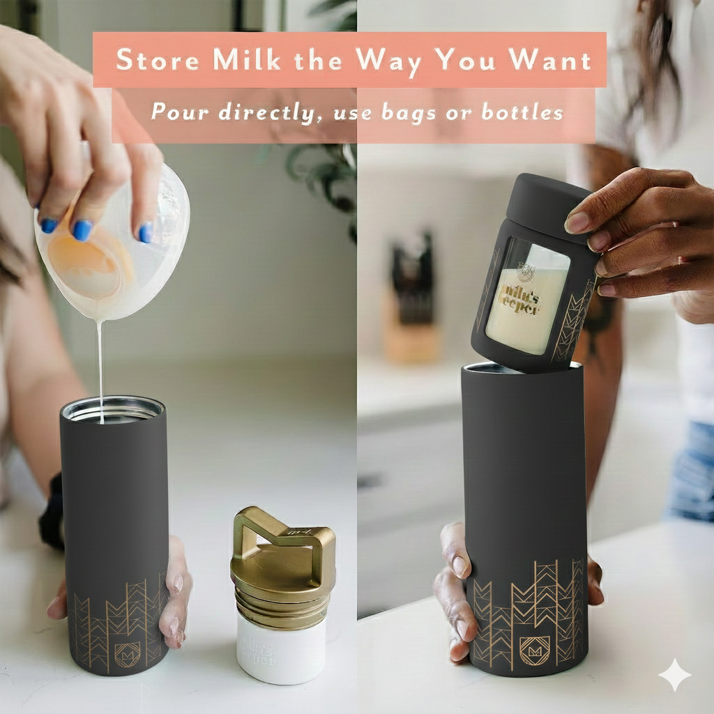 MilKeeper Breast Milk Cooler Starter Set, Starry Night