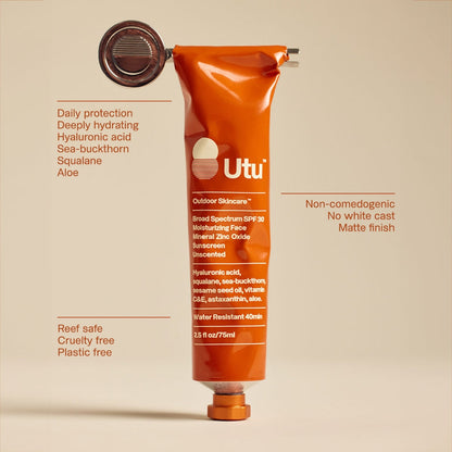 Utu Mineral SPF 30 Daily Face Moisturizer, 2.5 oz.