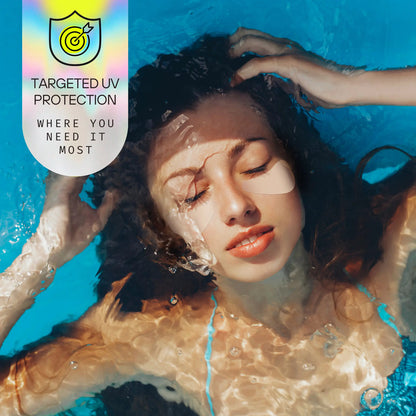 Sun Patch Under-Eye UV UPF 50+ Protection, Nude, 4 Pairs of Patches