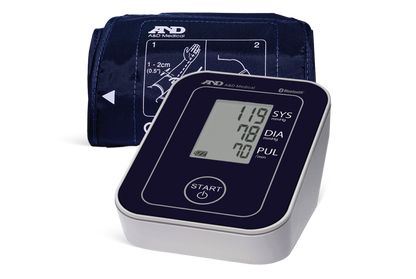 A&D Medical Connected One Touch Blood Pressure Monitor With Bluetooth®