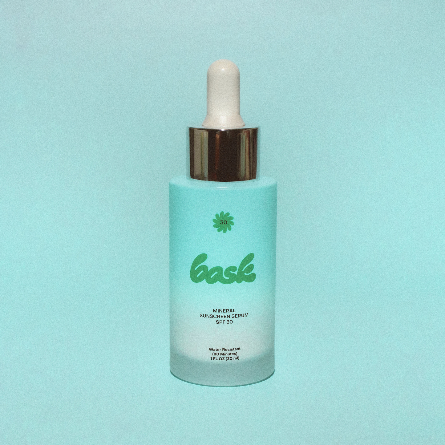 Bask Suncare Mineral Sunscreen Serum SPF 30, 1 oz.