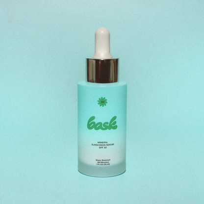 Bask Suncare Mineral Sunscreen Serum SPF 30, 1 oz.