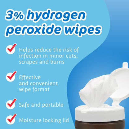 Pharma-C-Wipes® Hydrogen Peroxide Antiseptic, 40 ct.