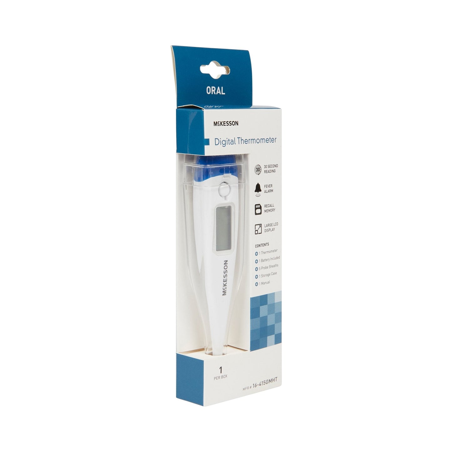 McKesson Digital Oral Thermometer, Jumbo Display