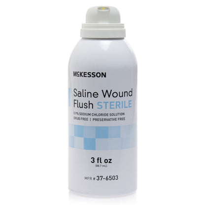 McKesson Saline Wound Flush, Spray Can, Sterile, 3 oz