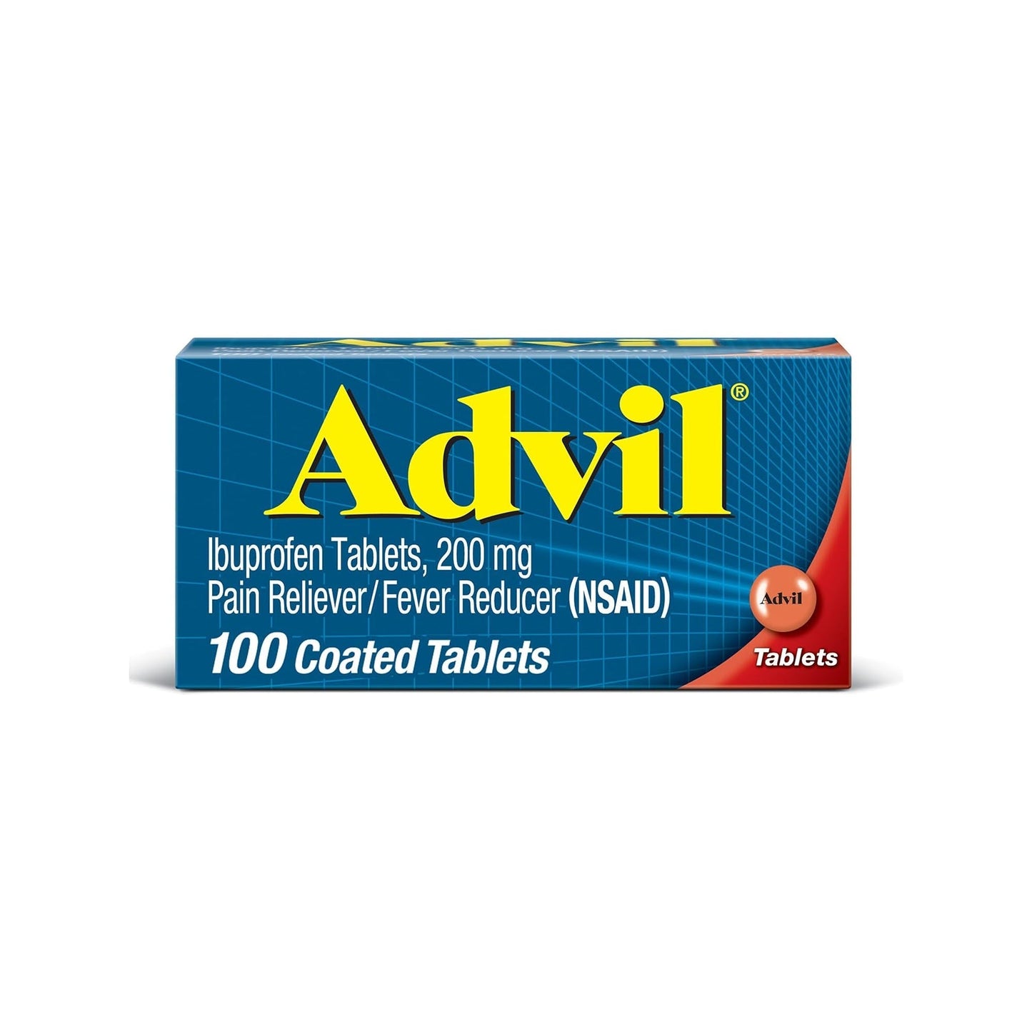 Advil® Ibuprofen Pain Relief Tablets, 100 ct