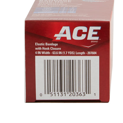 3M™ Ace™ Single Hook and Loop Closure Elastic Bandage, 4 " Width