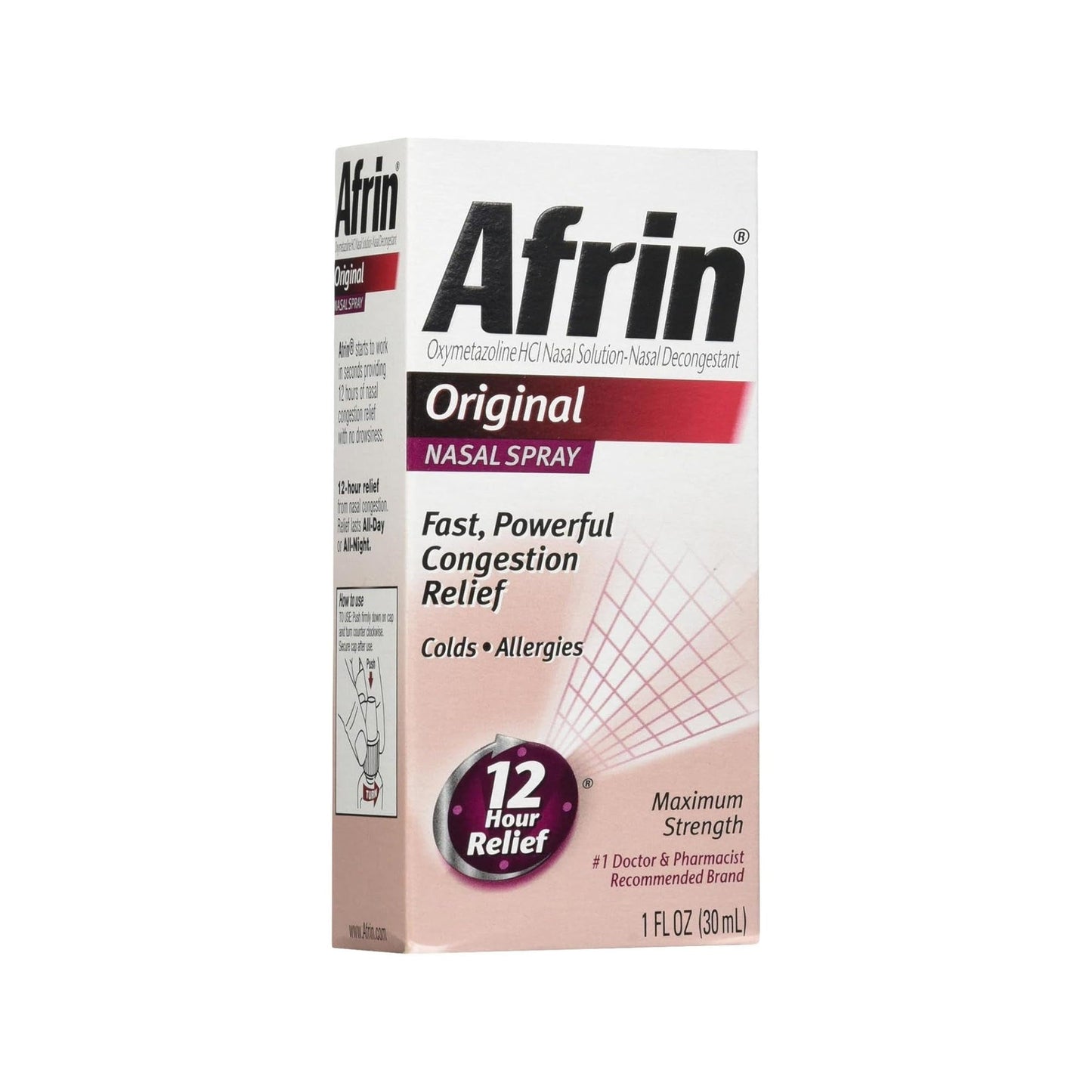 Afrin Original Oxymetazoline Nasal Sinus Relief Mist