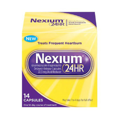 Nexium 24 HR Esomeprazole Antacid, 14 Capsules