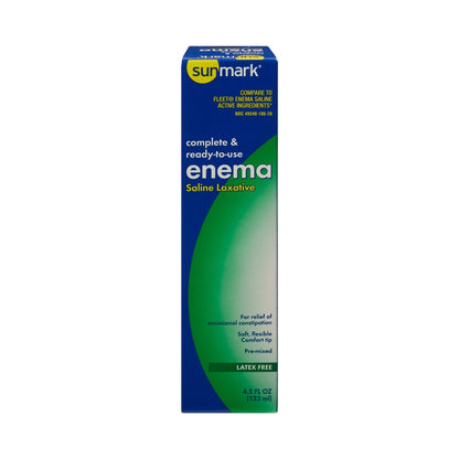 Sunmark® Enema, Saline Laxative, 4.5 oz