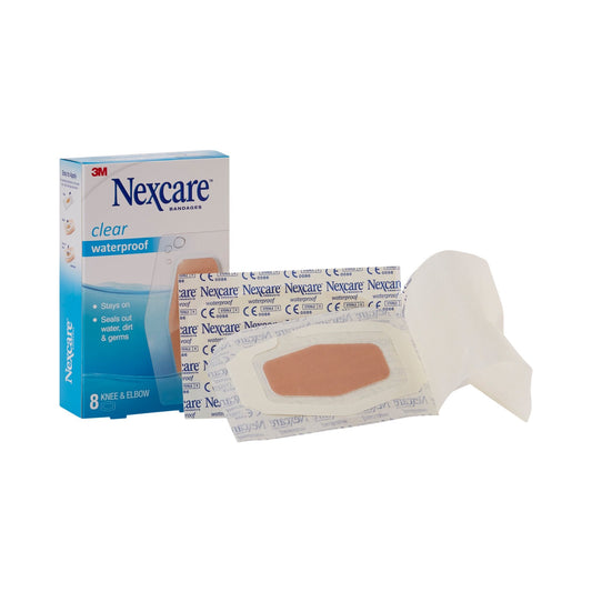 Nexcare™ Waterproof Knee / Elbow Sheer Adhesive Strip, 2-3/8 x 3.5 "