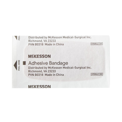 McKesson Tan Adhesive Fabric Strip, 2 x 4 Inch, 50 ct