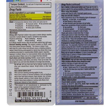 Geri-Care Naproxen Sodium Pain Relief Tablets, 100 ct.