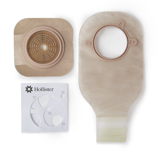 New Image™ Two-Piece Drainable Clear Ileostomy / Colostomy Kit, 12 Inch Length, 2.75 Inch Flange, 5 ct