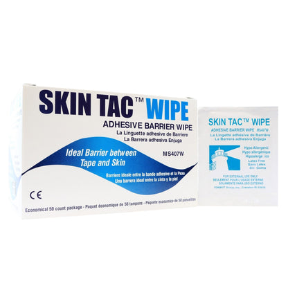 Skin Tac™ Skin Barrier Wipe, 50 ct