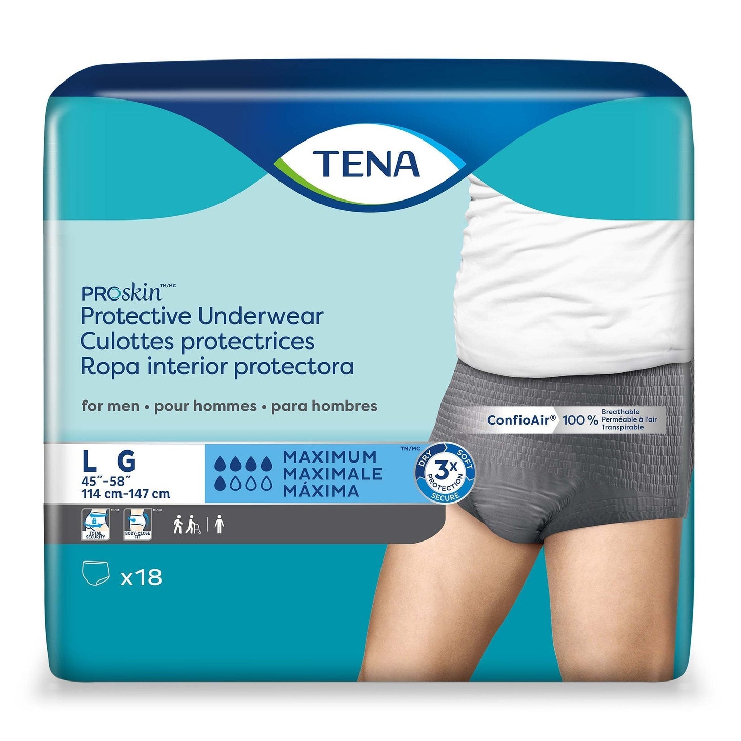 Tena® ProSkin™ Maximum Absorbent Underwear, Large