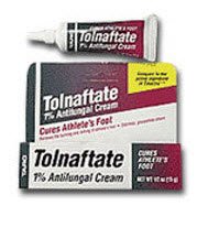 Tolnaftate Antifungal Cream 1% Athlete's Foot Treatment, 2 oz.