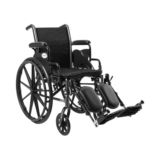 McKesson Lightweight Wheelchair, 16 Inch Seat Width, Legrest