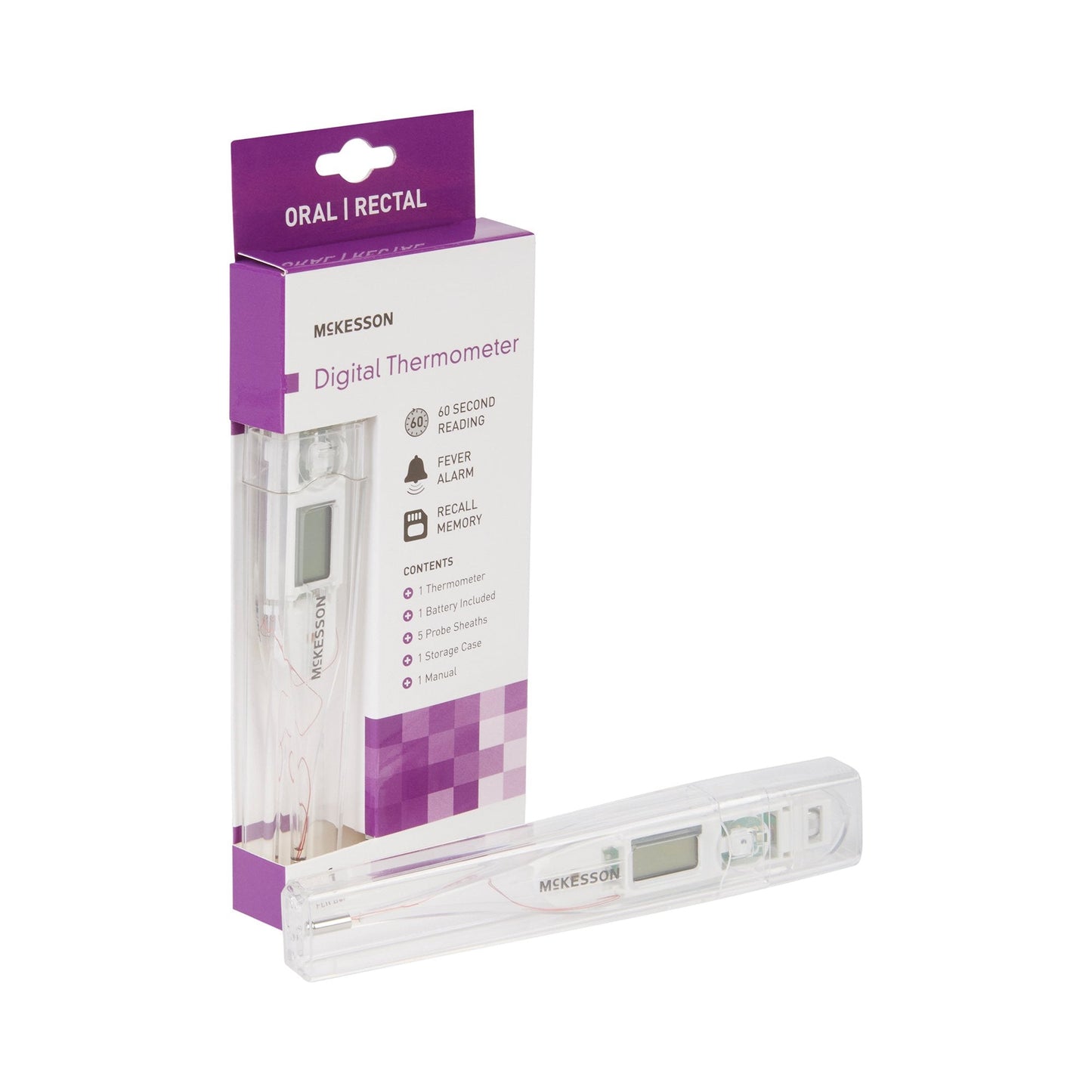 McKesson Digital Thermometer, 20 ct