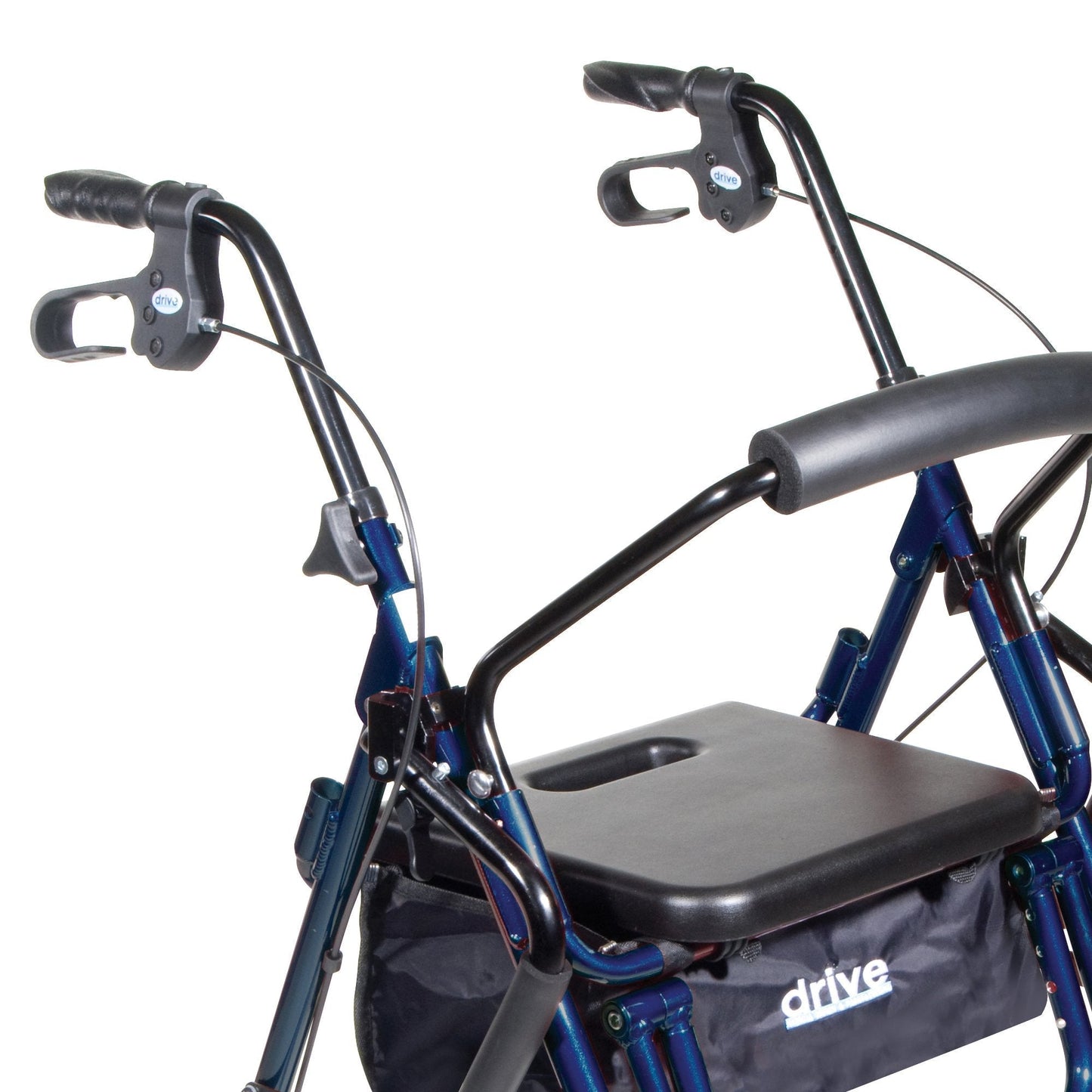 Drive™ Duet 4 Wheel Rollator, Blue