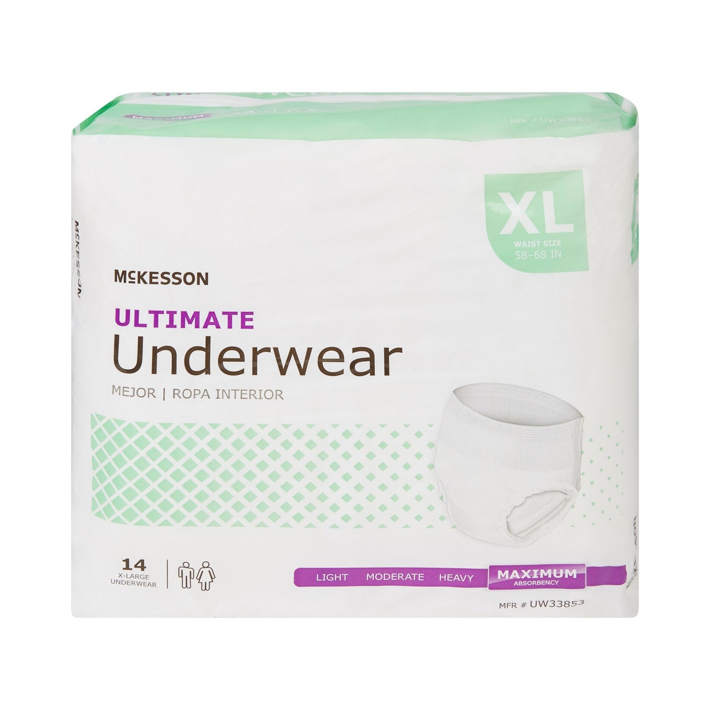 McKesson Ultimate Maximum Absorbent Underwear, XL, 14 ct