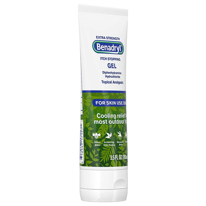 Benadryl® Extra Strength Itch Relief Topical Gel, 3.5 oz. Tube