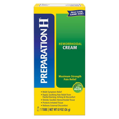 Preparation H Hemorrhoidal Cream with Aloe, 0.9 oz.