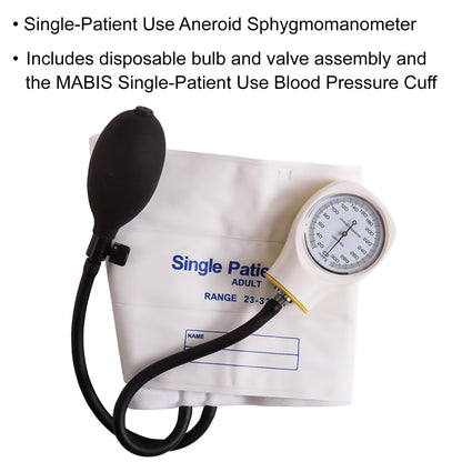 Mabis® Aneroid Sphygmomanometer, 5 ct