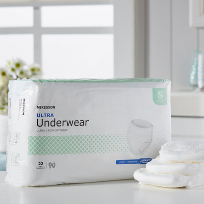 McKesson Ultra Heavy Absorbent Underwear, Small, 88 ct