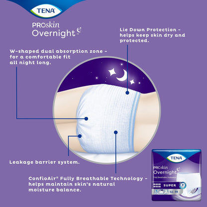 Tena® Overnight Super Absorbent Underwear, XL, 12 ct