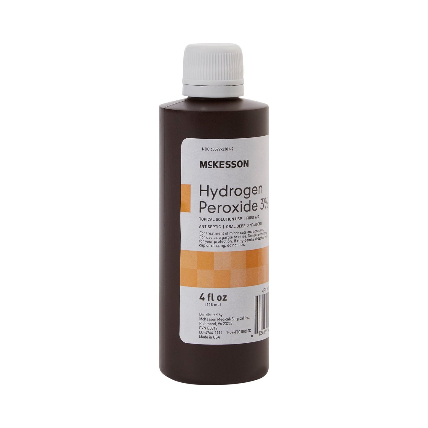 McKesson Hydrogen Peroxide Antiseptic, 4 oz.