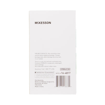 McKesson Tan Adhesive Fabric Strip, 2 x 4 Inch, 50 ct