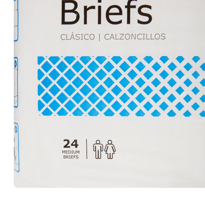 McKesson Classic Light Absorbency Incontinence Brief, Medium, 96 ct