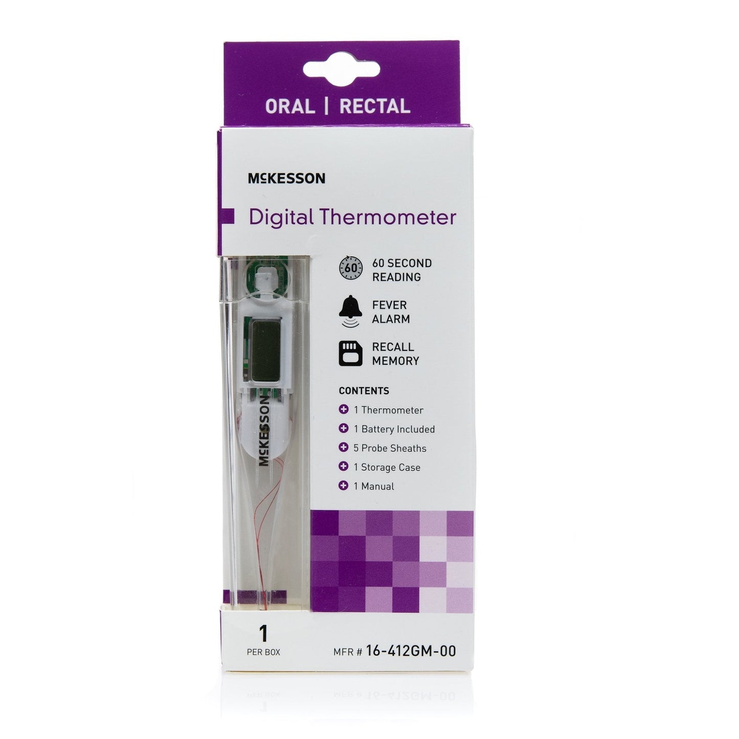 McKesson Digital Thermometer, 20 ct