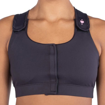 Serena Post Surgical Bra, Black, 4XL