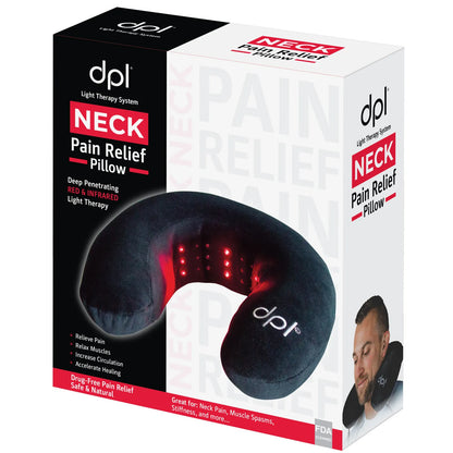 dpl® Neck Pillow Infrared + LED Light Therapy for Pain Relief