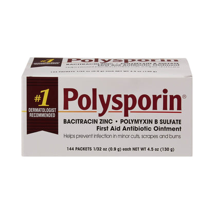 Polysporin® Bacitracin First Aid Antibiotic Packet, 144 ct.