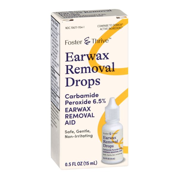 Foster & Thrive* Earwax Removal Drops 6.5%, 0.5 oz.