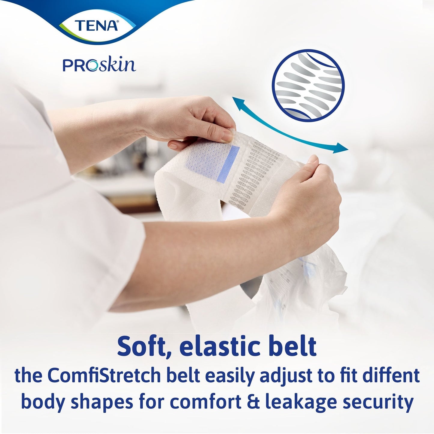 Tena® Flex™ Super Incontinence Belted Undergarment, Size 12, 30 ct