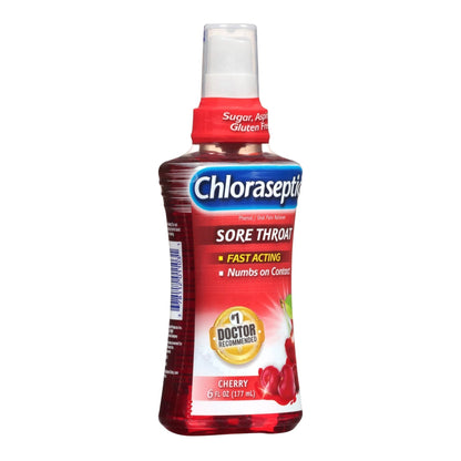 Chloraseptic® Phenol Sore Throat Relief, 6-ounce Spray Bottle